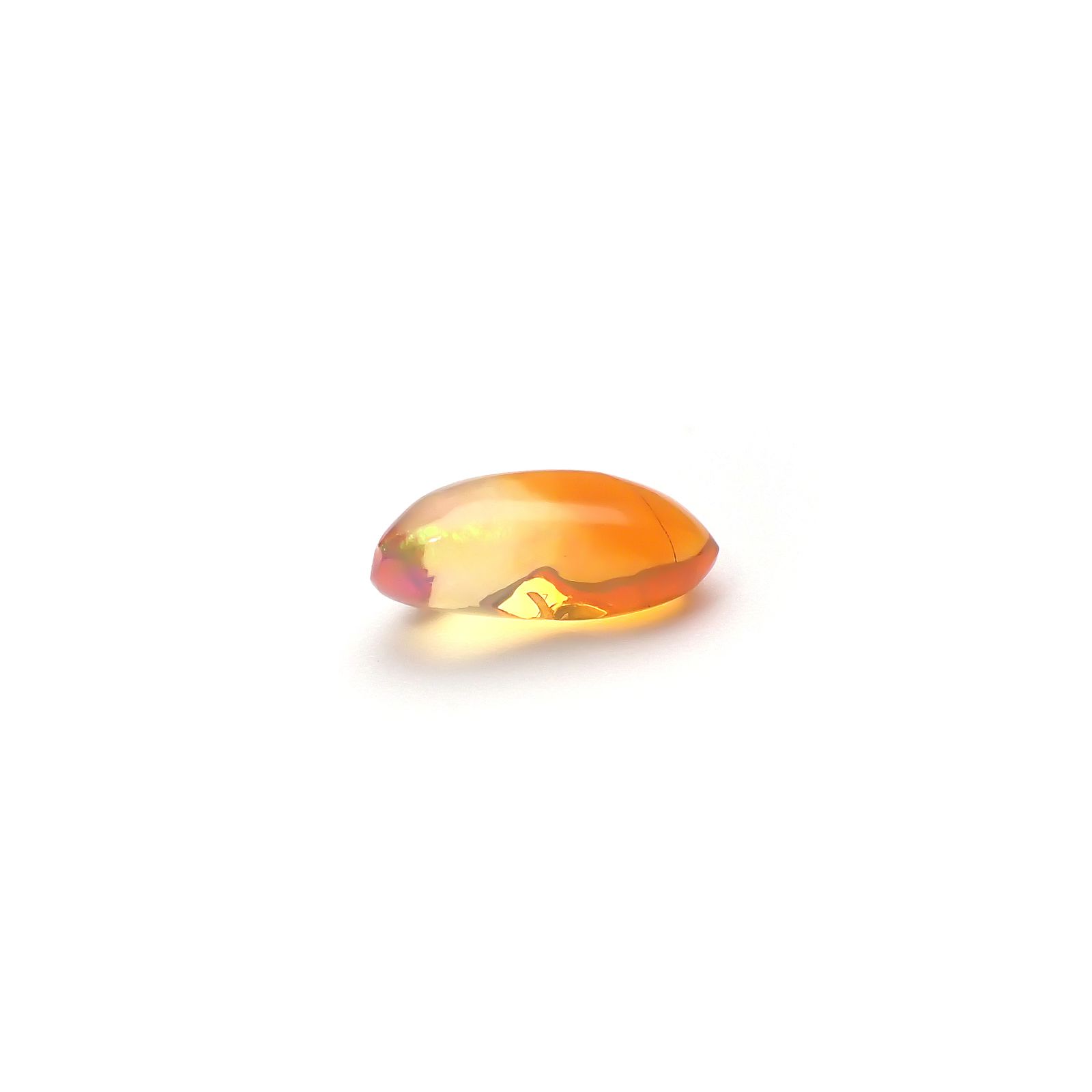 ファイヤーオパール 原石 メキシコ産 1.13ct[240125270]10.1x5.3mm前後