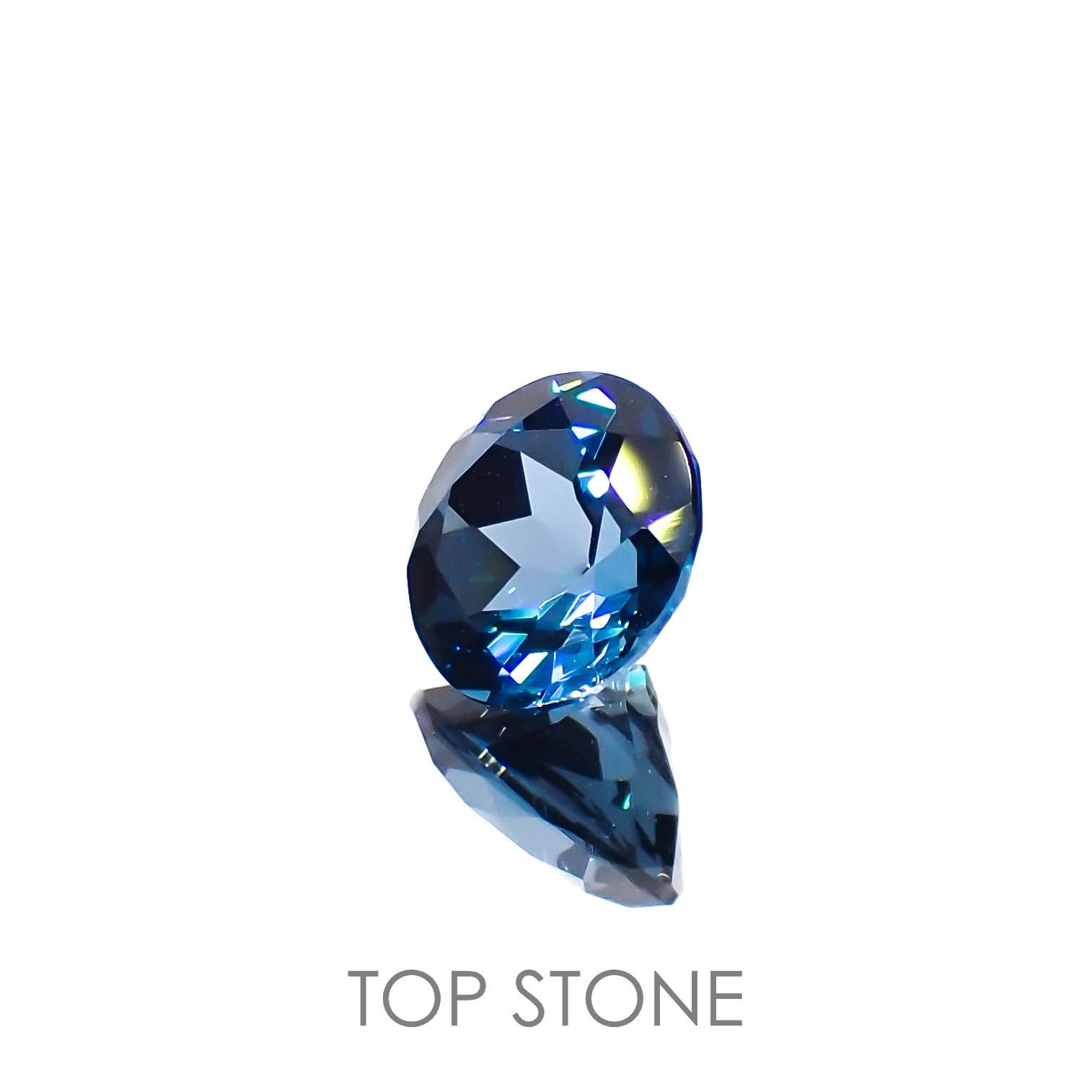 ロンドンブルートパーズ ブラジル産 1.58ct[221219295]7x7mm前後