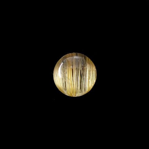 ルチルクオーツ キャッツアイ ブラジル産 1.90ct[240427335]7x7mm前後