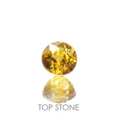 ゴールデンスフェーン(宝石名スフェーン)ナミビア産 0.41ct 識別済[220616577]4x4mm前後