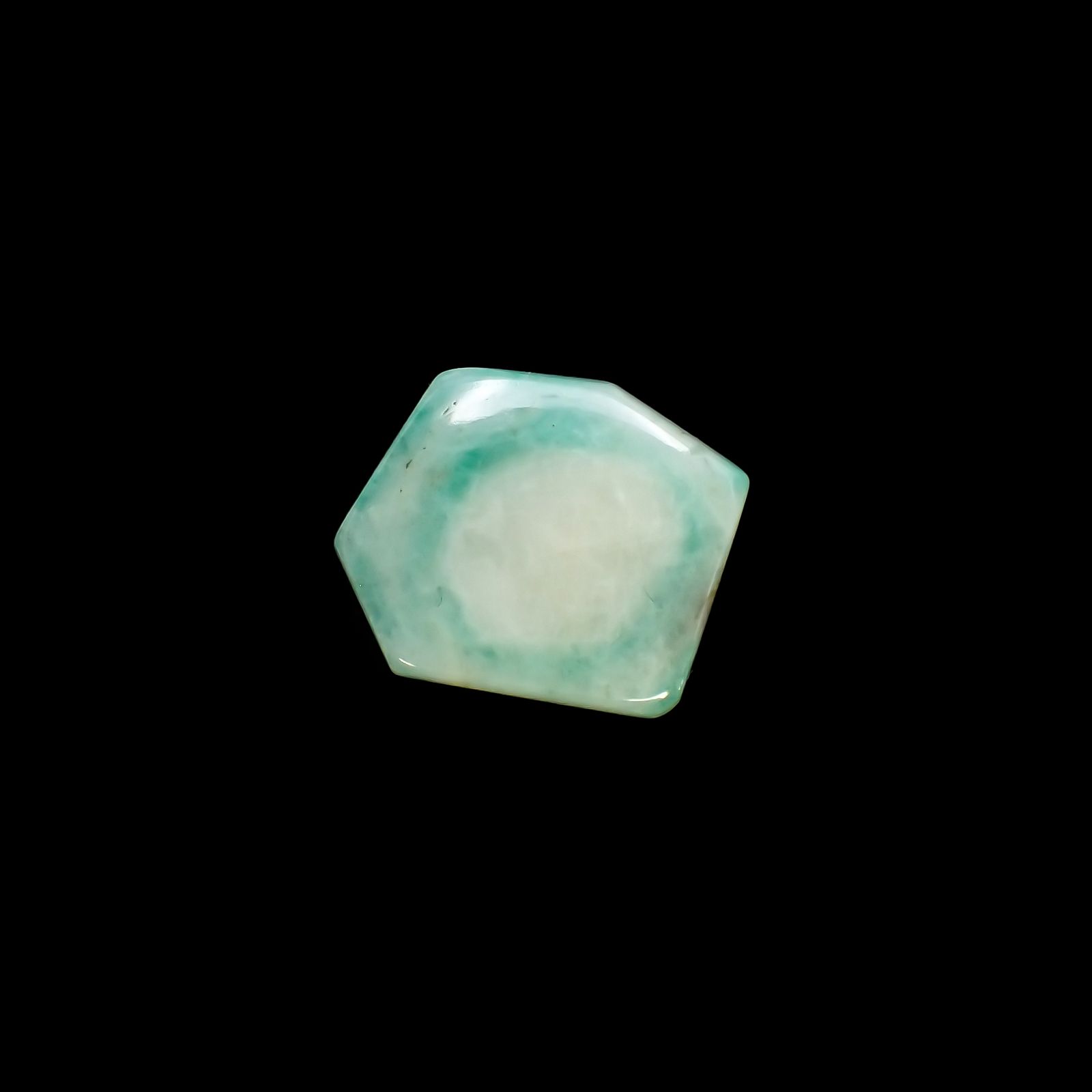 メロンベリル(宝石名ベリル)ブラジル産 10.12ct 識別済[230421725]16.9x14.6mm前後