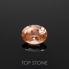 オレゴンサンストーン(宝石名ラブラドライト)アメリカ・オレゴン州産 1.28ct 識別済[230120122]8.1x6.2mm前後