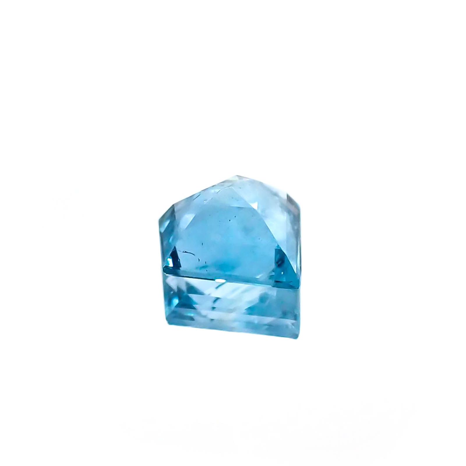 ◇カスタムカット◇アウイナイト フルオレッセンス(宝石名アウイナイト) ドイツ産 0.375ct ソ付(日独)[210711625]5.6×5.7mm前後