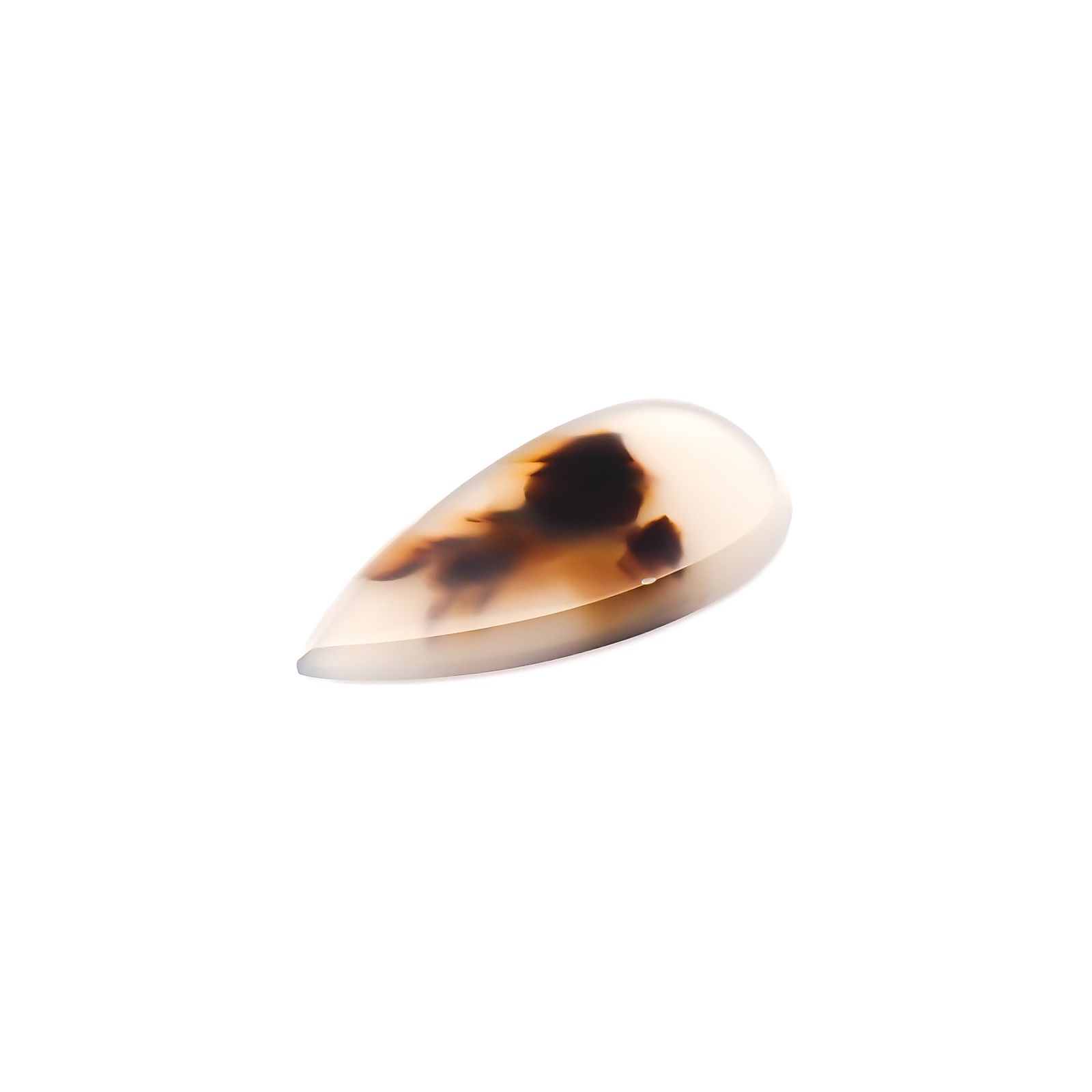 モンタナアゲート アメリカ・モンタナ州産 18.59ct / 35.9x17.9mm前後 [260832766]