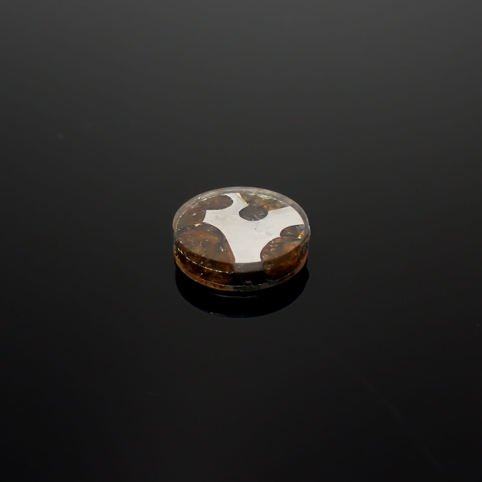パラサイト隕石Sericho トリプレット 発見地:ケニア 5.02ct[240527648]11.8x11.8mm前後