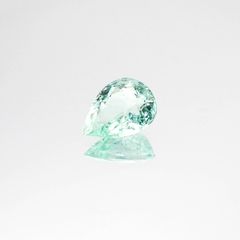 パライバトルマリン(宝石名トルマリン/別名パライバ・トルマリン)モザンビーク産 0.88ct 識別済[230522243]7.7x5.8mm前後