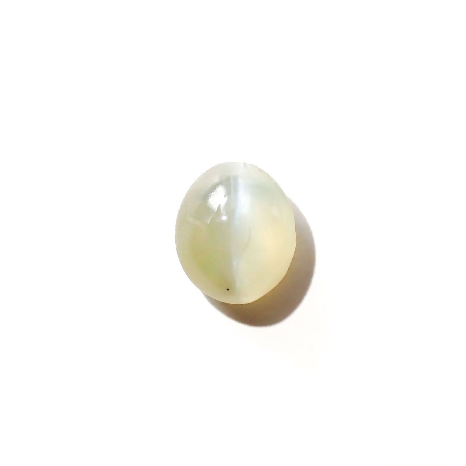 クリソベリルキャッツアイ スリランカ産 0.40ct[221018241]4.3x3.7mm前後