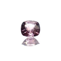 パープルスピネル(宝石名スピネル)ビルマ産 識別済 1.20ct / 6.8x6.3mm前後 [231124304]