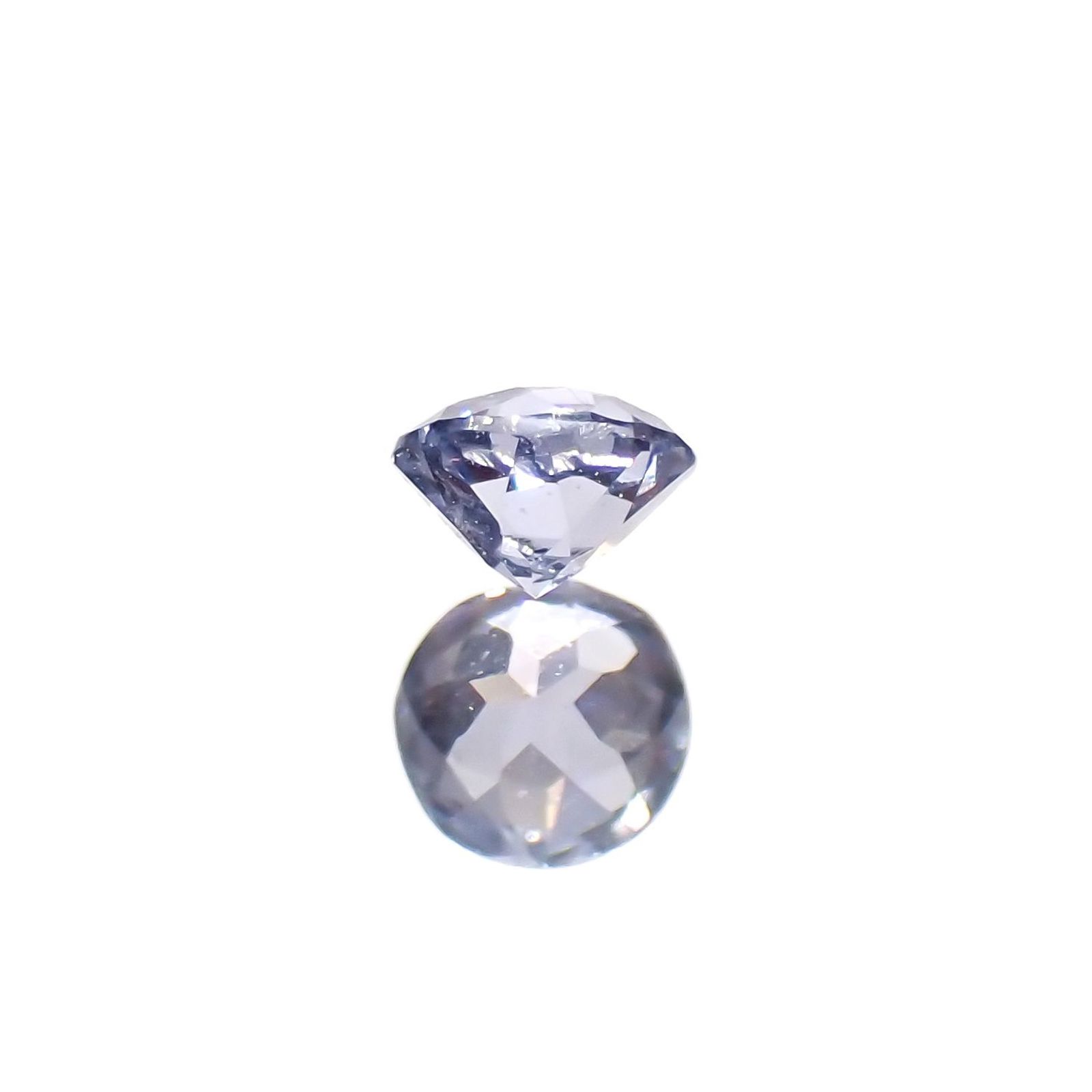 コバルトブルースピネル(宝石名ブルー・スピネル)タンザニア産 ソ付(日独) 0.116ct / 2.96x3.04mm前後 [260722545]
