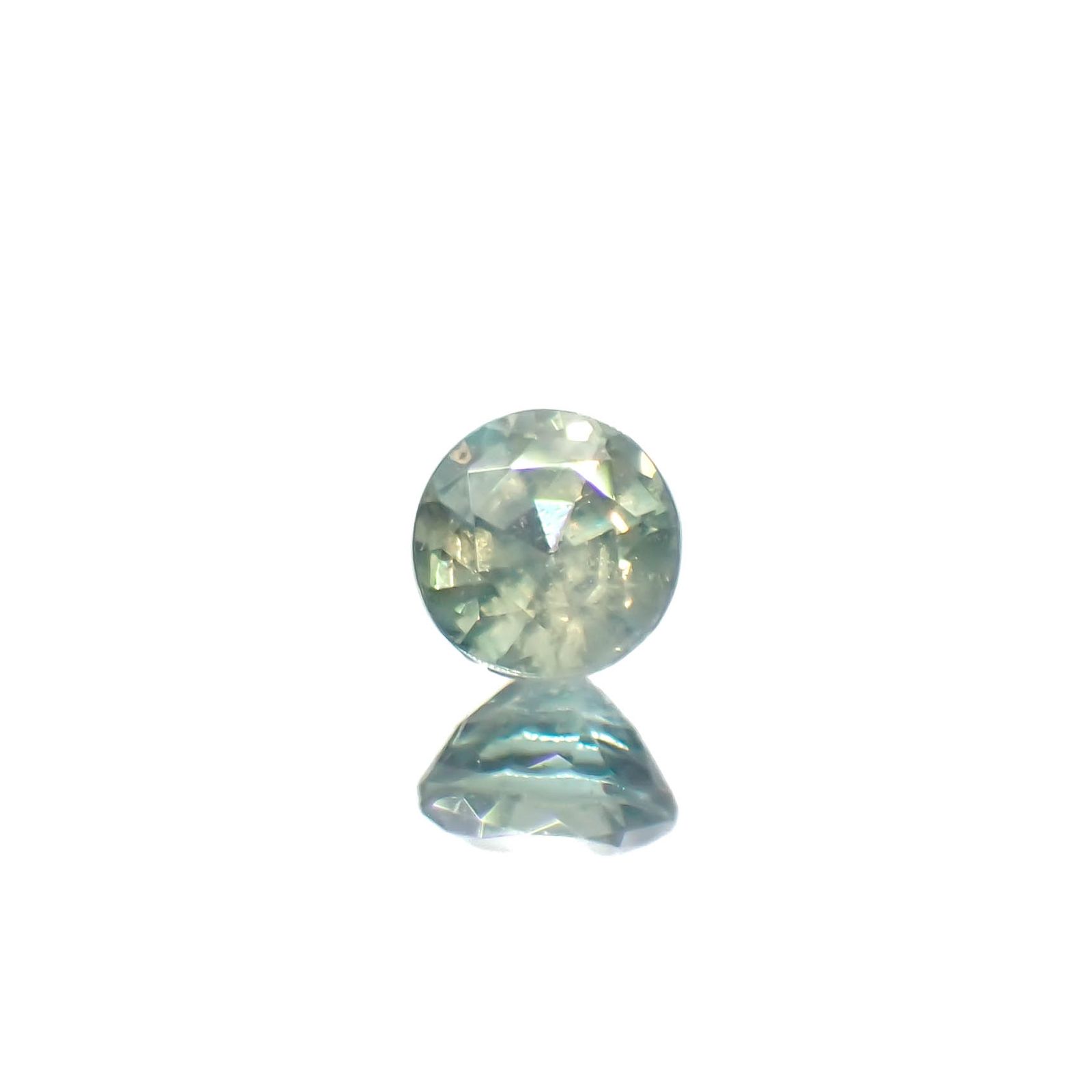 シルキーアレキサンドライト ブラジル・ミナスジェライス州ヘマチタ鉱山産 0.19ct[240627968]3.2x3.2mm前後