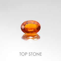 オレンジカイヤナイト タンザニア産 ルース 1ct[20105993]7.2×5.2mm前後
