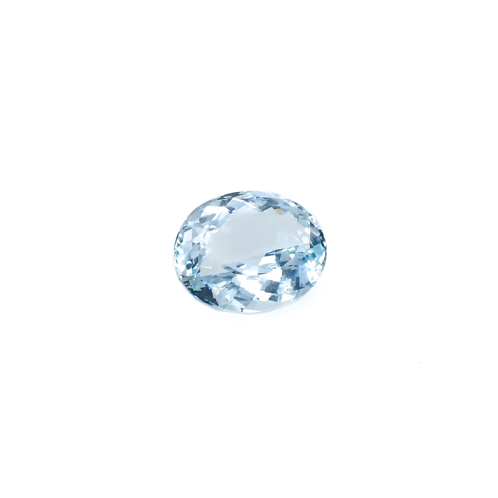 アクアマリン モザンビーク産 4.03ct[240125409]11.8x9.4mm前後