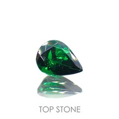 ツァボライト(宝石名グリーン グロッシュラー・ガーネット) タンザニア産 0.745ct ソ付(彩珠)[21069916]6.8×5mm前後