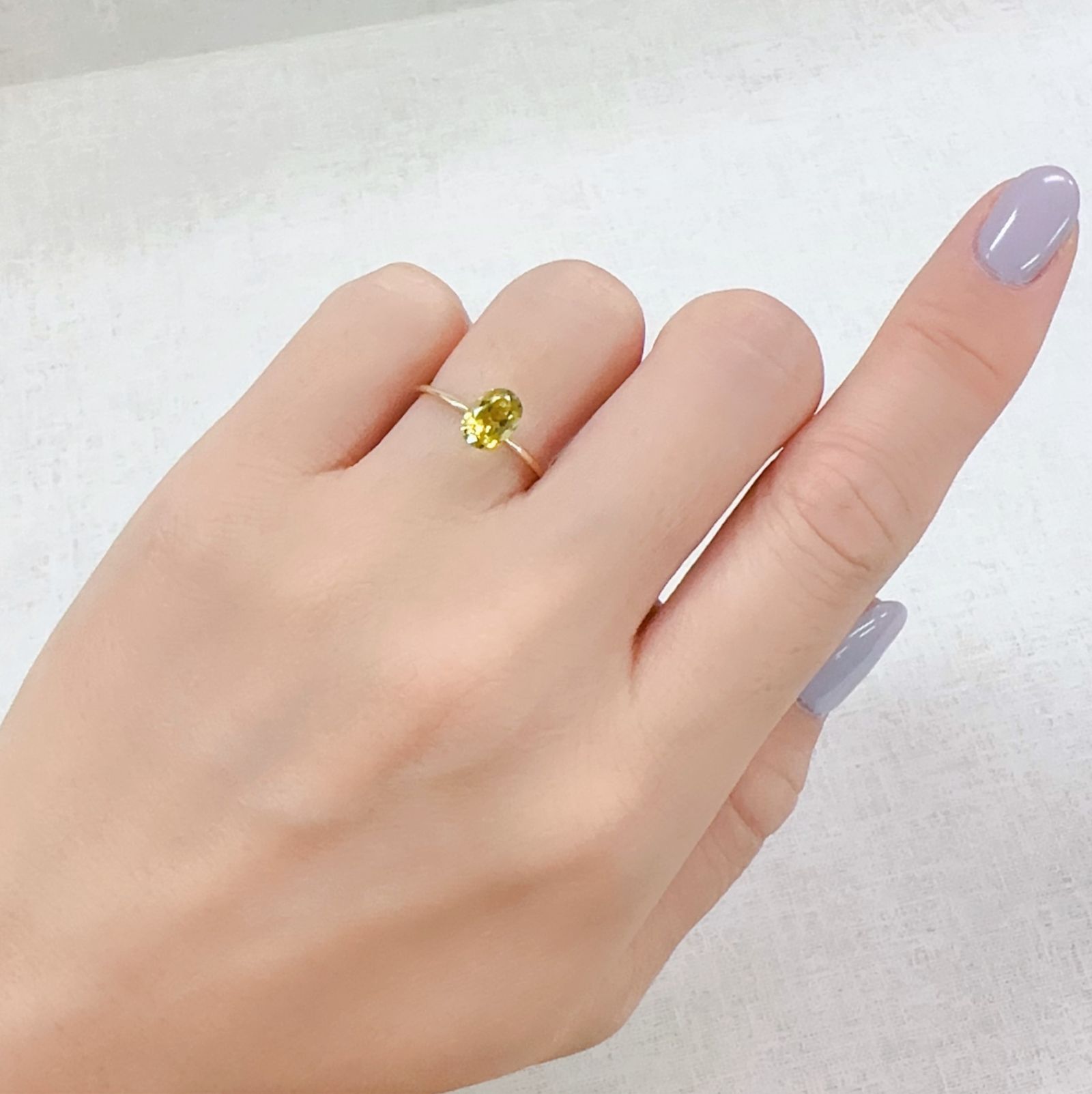 カナリートルマリン ザンビア・カナリー鉱山産 0.87ct[230823141]7x5mm前後