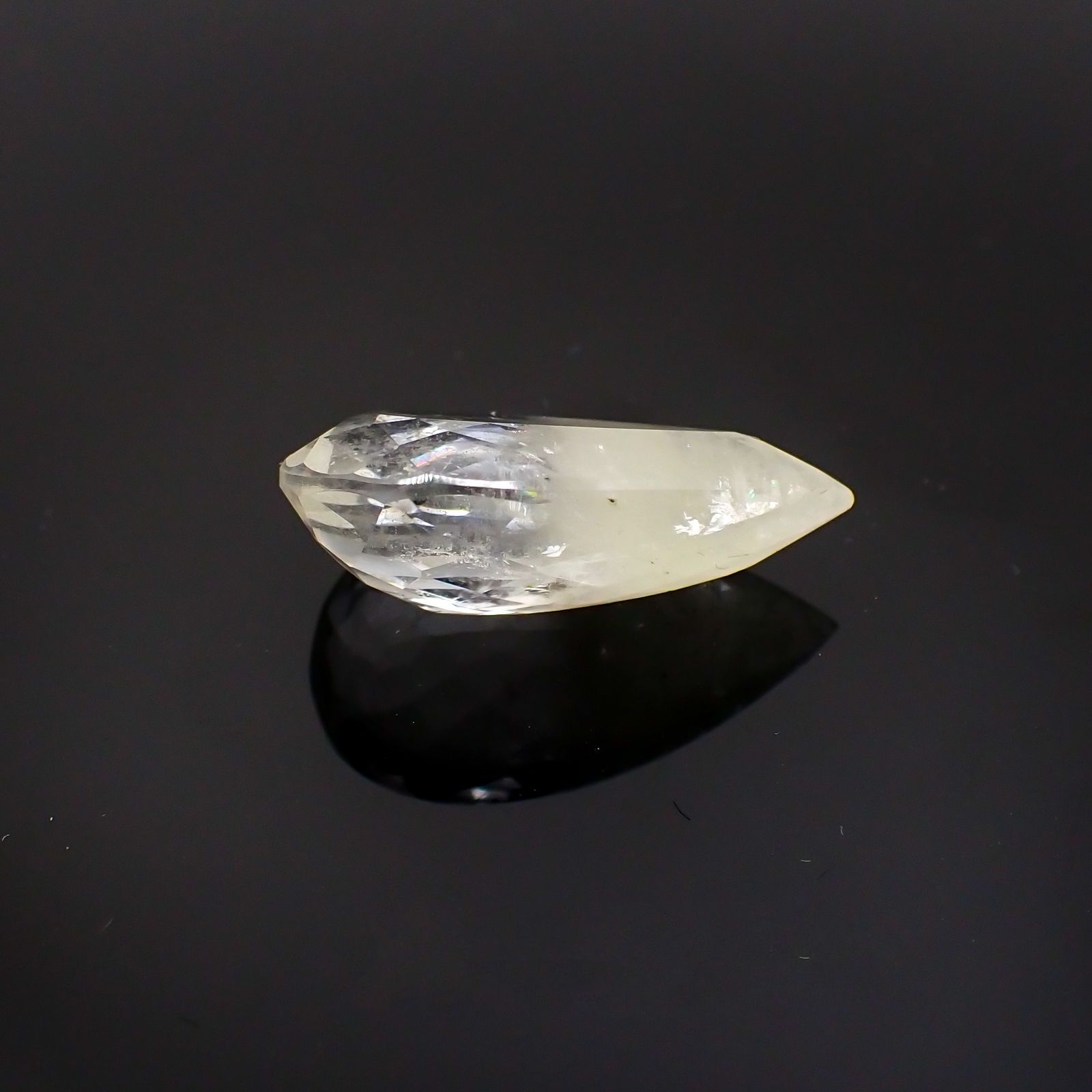 サルファーインクォーツ ブラジル産 11.77ct[231124312]22.2x12.1mm前後