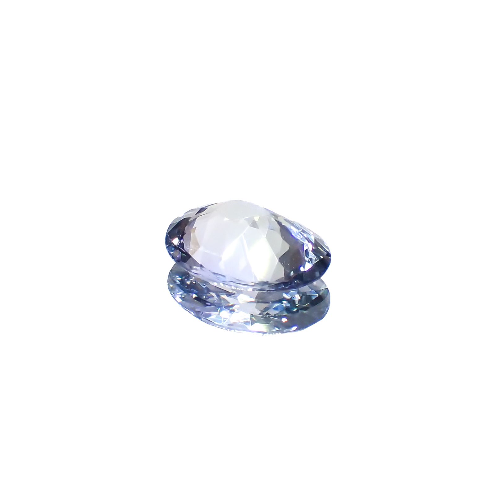 バイカラータンザナイト(宝石名タンザナイト/ゾイサイト)タンザニア産 0.95ct 識別済[230923505]8x6mm前後