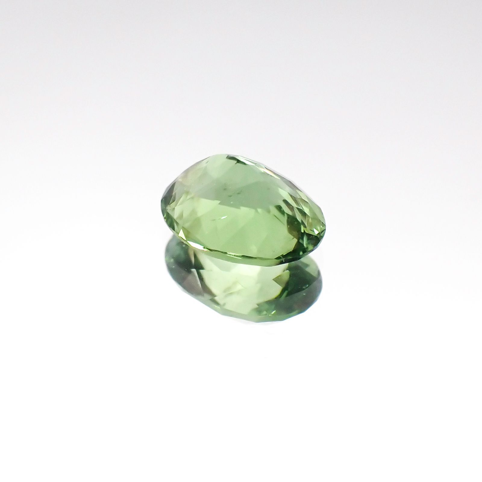 クロムトルマリン(宝石名クロム・トルマリン)タンザニア産 0.60ct 識別済[230823070]6.3x4.6mm前後