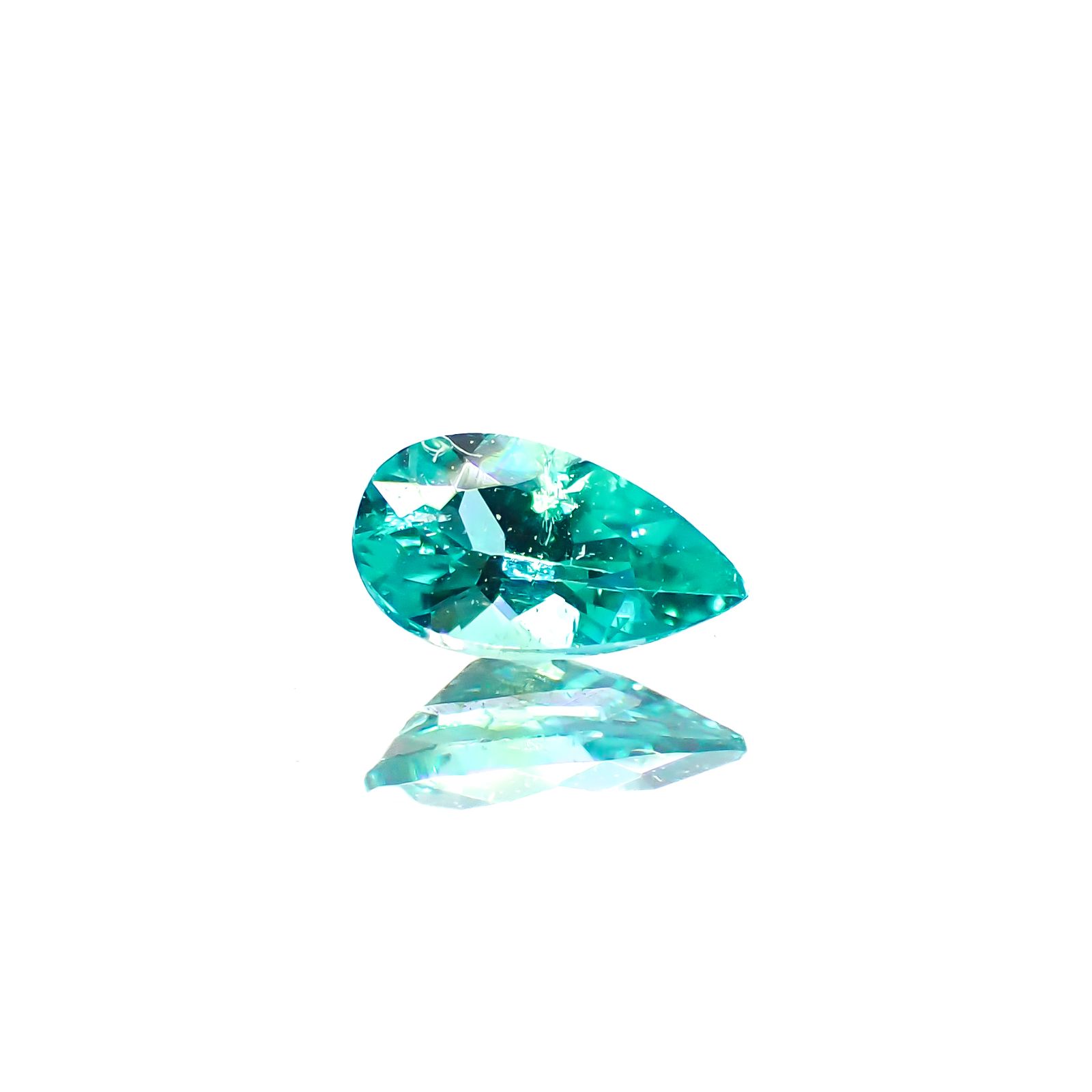 パライバトルマリン ブラジル・ムルング鉱山産 0.10ct[240928754]4.3x2.4mm前後