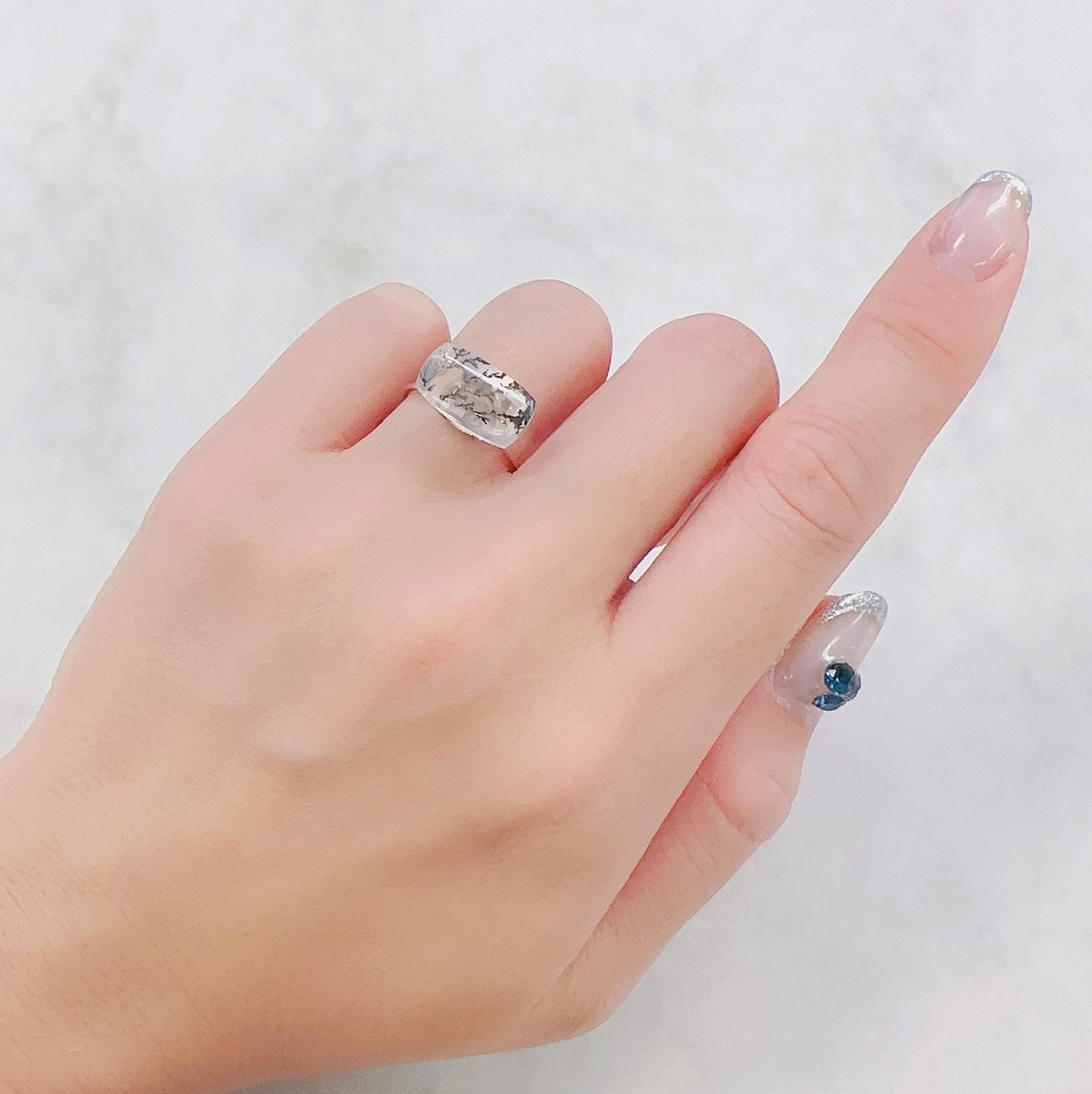 デンドリチッククォーツ ブラジル産 4.00ct[230622445]13.3x8mm前後