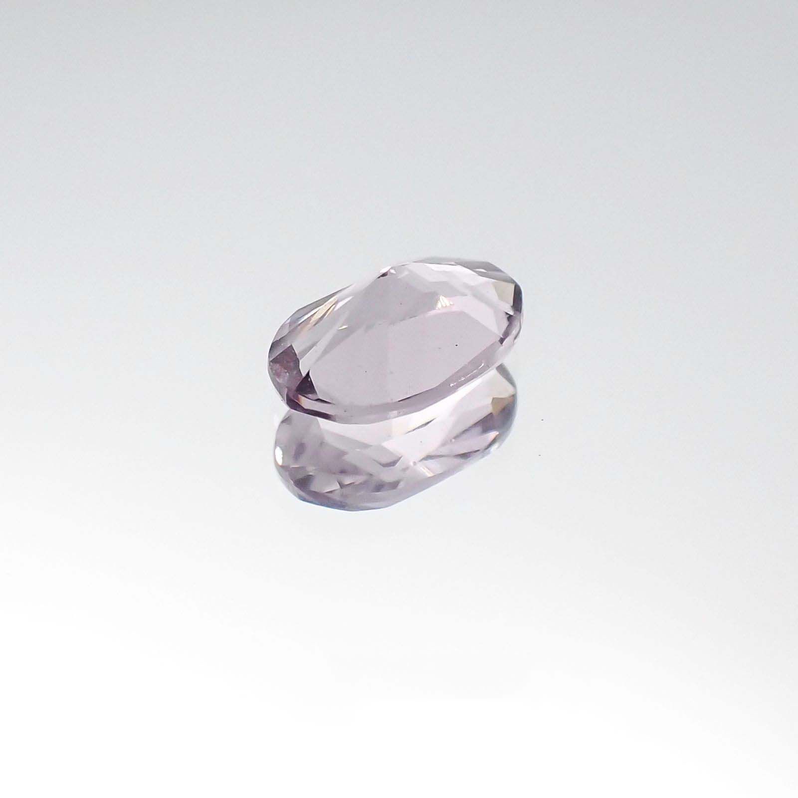 マリアライト(宝石名パープル・スキャポライト)タンザニア産 0.46ct 識別済[230722927]6.7x4.3mm前後
