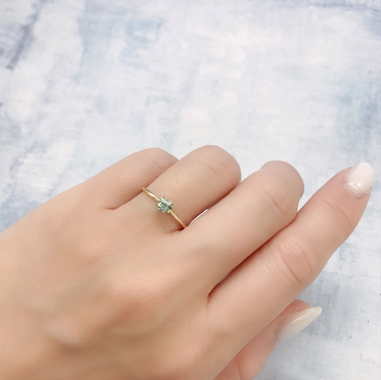 ミントベリル  ブラジル産 0.28ct[220616677]4x3.8mm前後