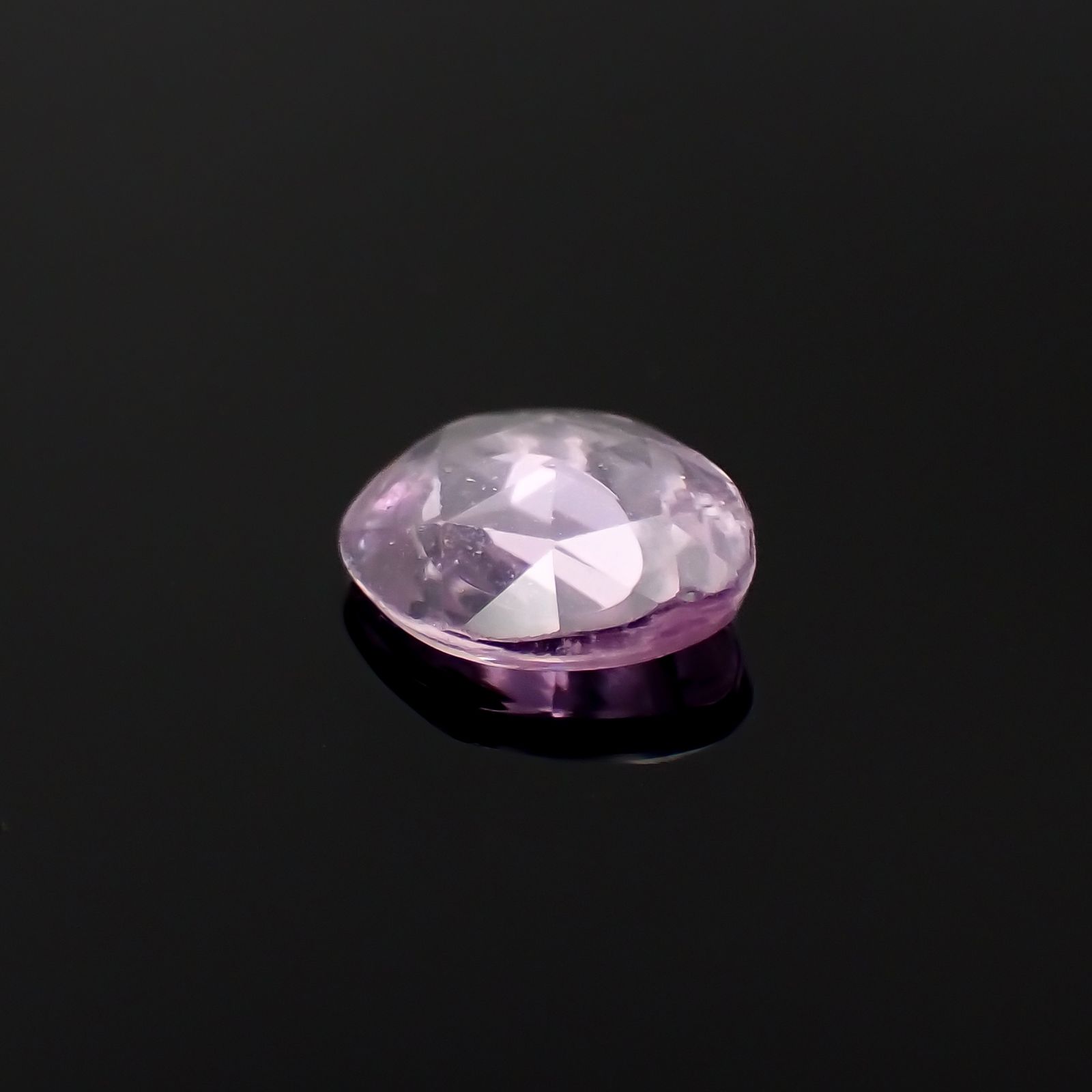 ◇ローズカット◇パープルピンクサファイア マダガスカル産 1.23ct[230722668]7.7x6.3mm前後