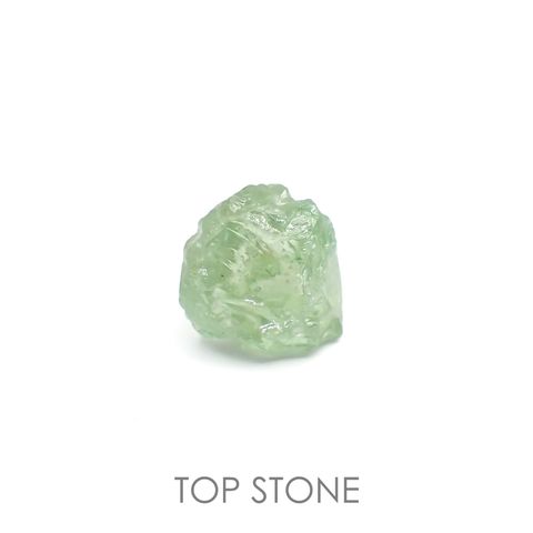 バナジウムコーネルピン原石(宝石名コーネルピン)タンザニア・タンガ州産 3.65ct 識別済[220716909]7.9x8.8mm前後