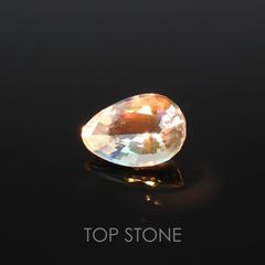 レインボームーンストーン(アンデシンラブラドライト) マダガスカル産 ルース 1.01ct[210310398]8.2×6mm前後