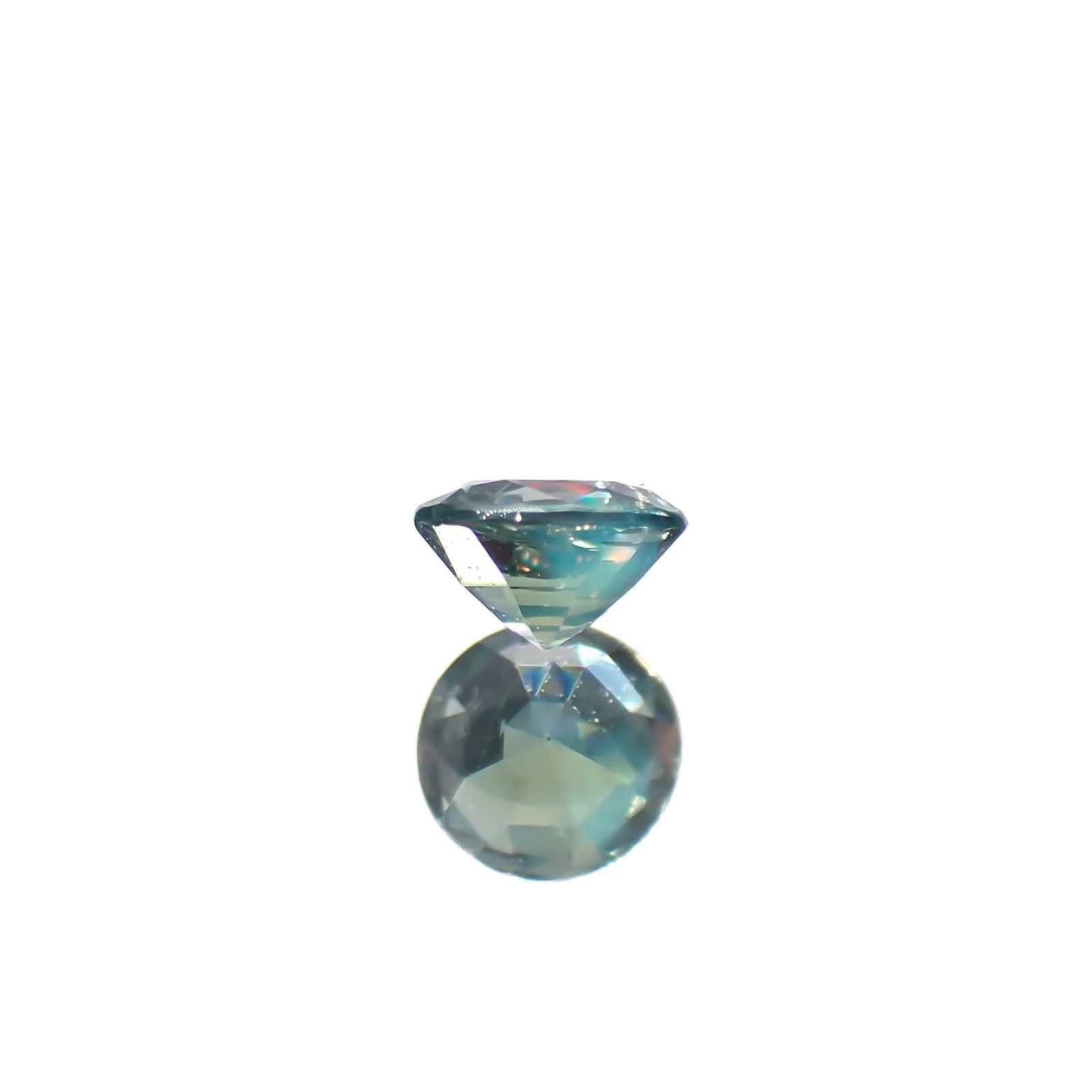 シルキーアレキサンドライト ブラジル・ミナスジェライス州ヘマチタ鉱山産 0.11ct[240627965]2.9x2.9mm前後