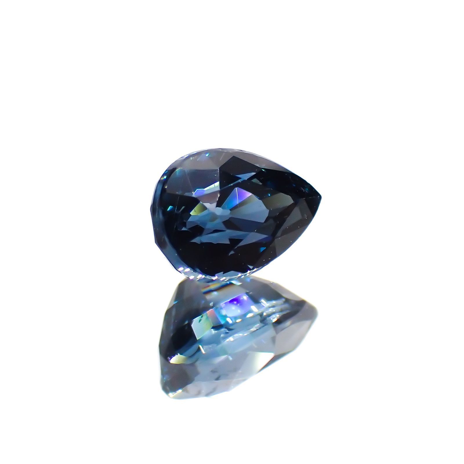 コバルトブルースピネル(宝石名ブルー・スピネル)スリランカ産 1.076ct ソ付(日独)[220113828]6.67x4.73mm前後