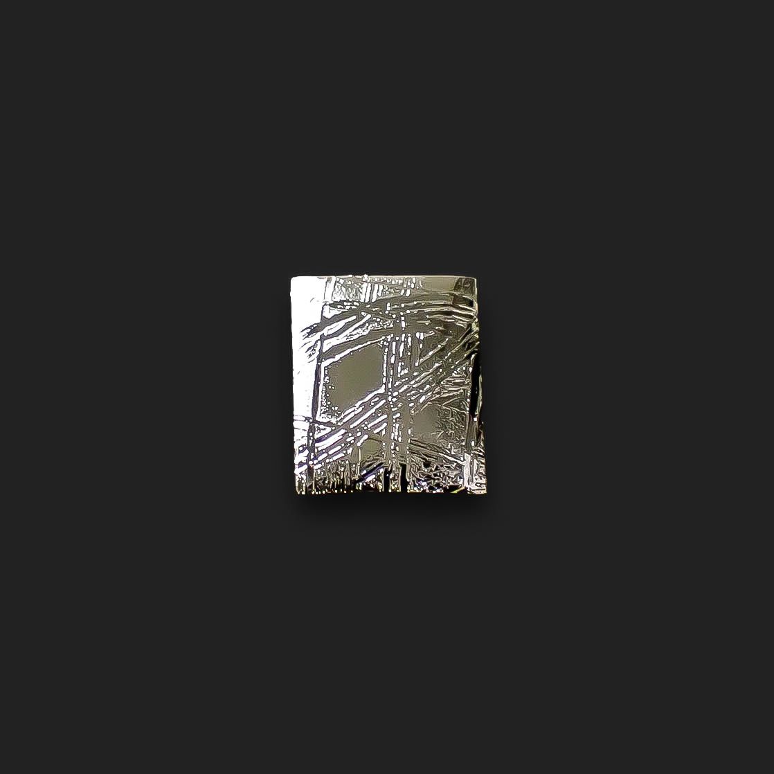 ムオニナルスタ隕石 発見地:スウェーデン 9.22ct[240125782]10.1x8.1mm前後