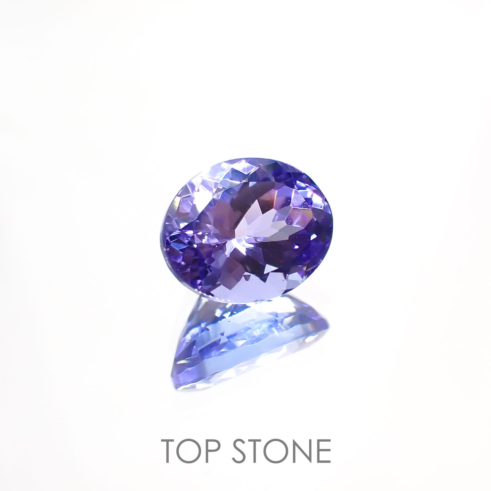 タンザナイト(宝石名タンザナイト) タンザニア産 2.282ct ソ付(彩珠)[20117209]8.9×7.1mm前後