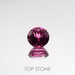 マラヤガーネット タンザニア産 ルース 1.28ct[210711608]6.3×6.1mm前後