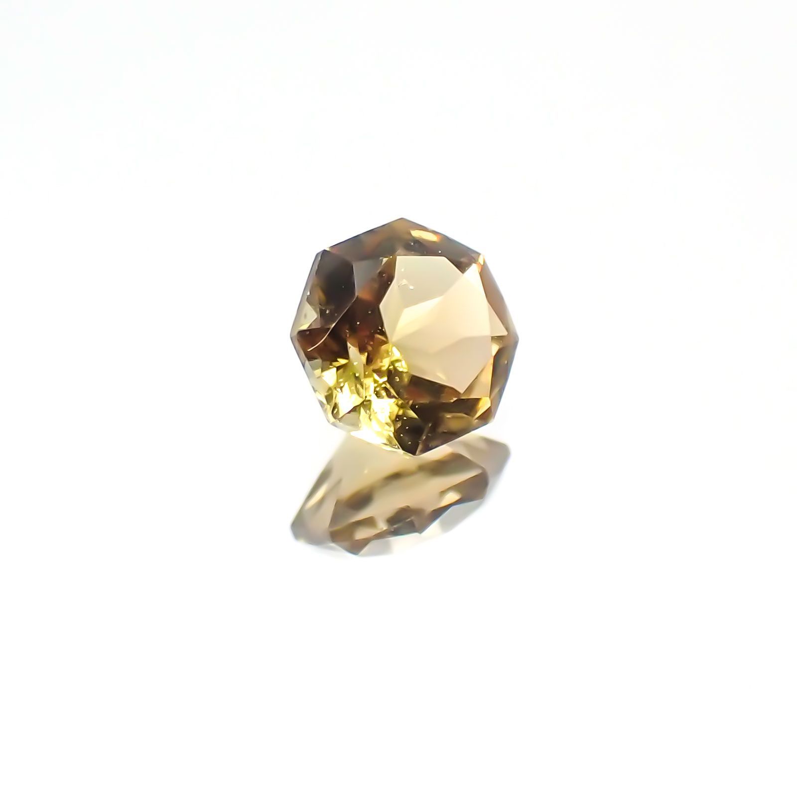◇オクタゴンカット◇イエロートルマリン SA(宝石名トルマリン)ブラジル/アフリカ産 0.27ct 識別済[231124206]4x4mm前後