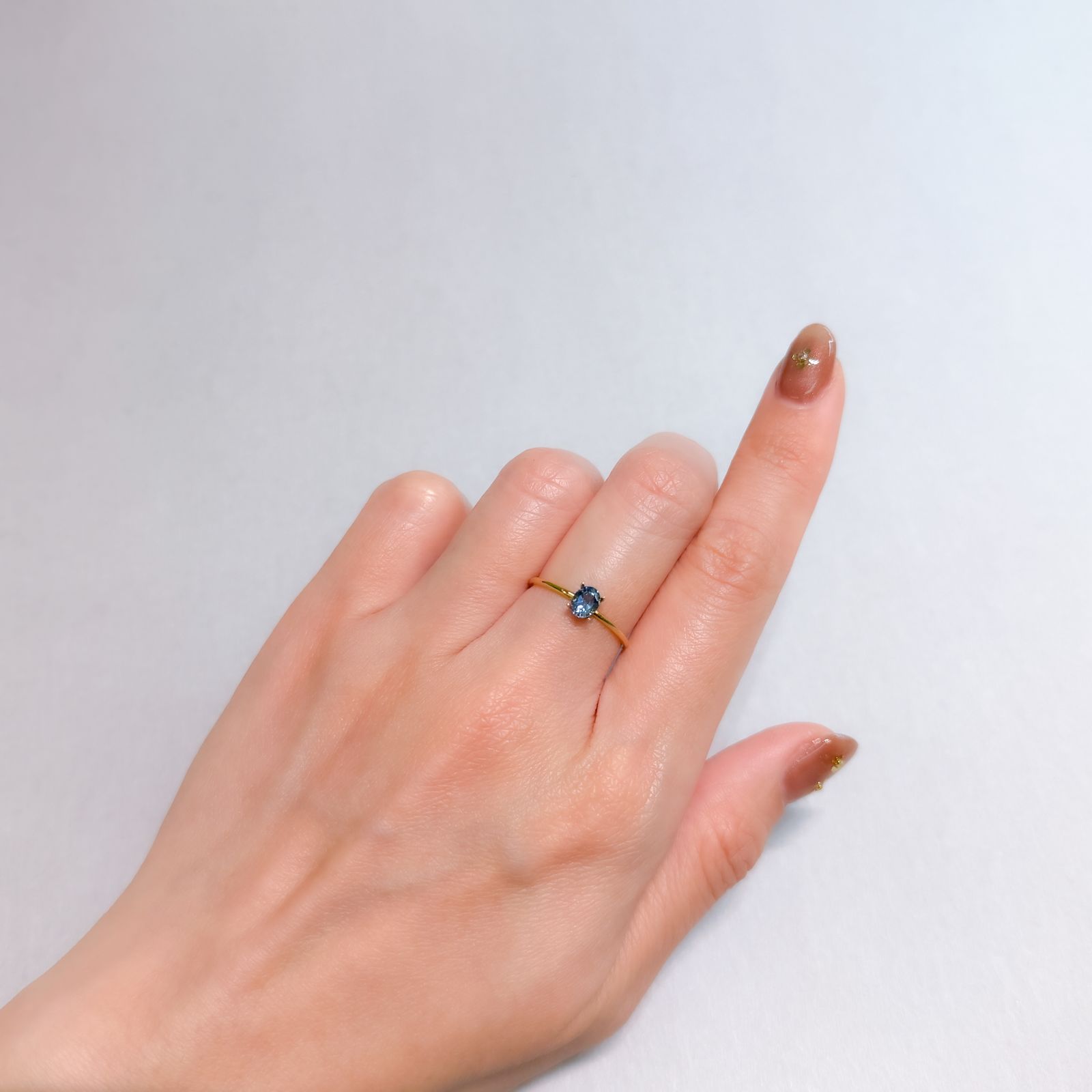 サンタマリアアクアマリン ブラジル産 0.29ct [250329936]5x3.9mm前後