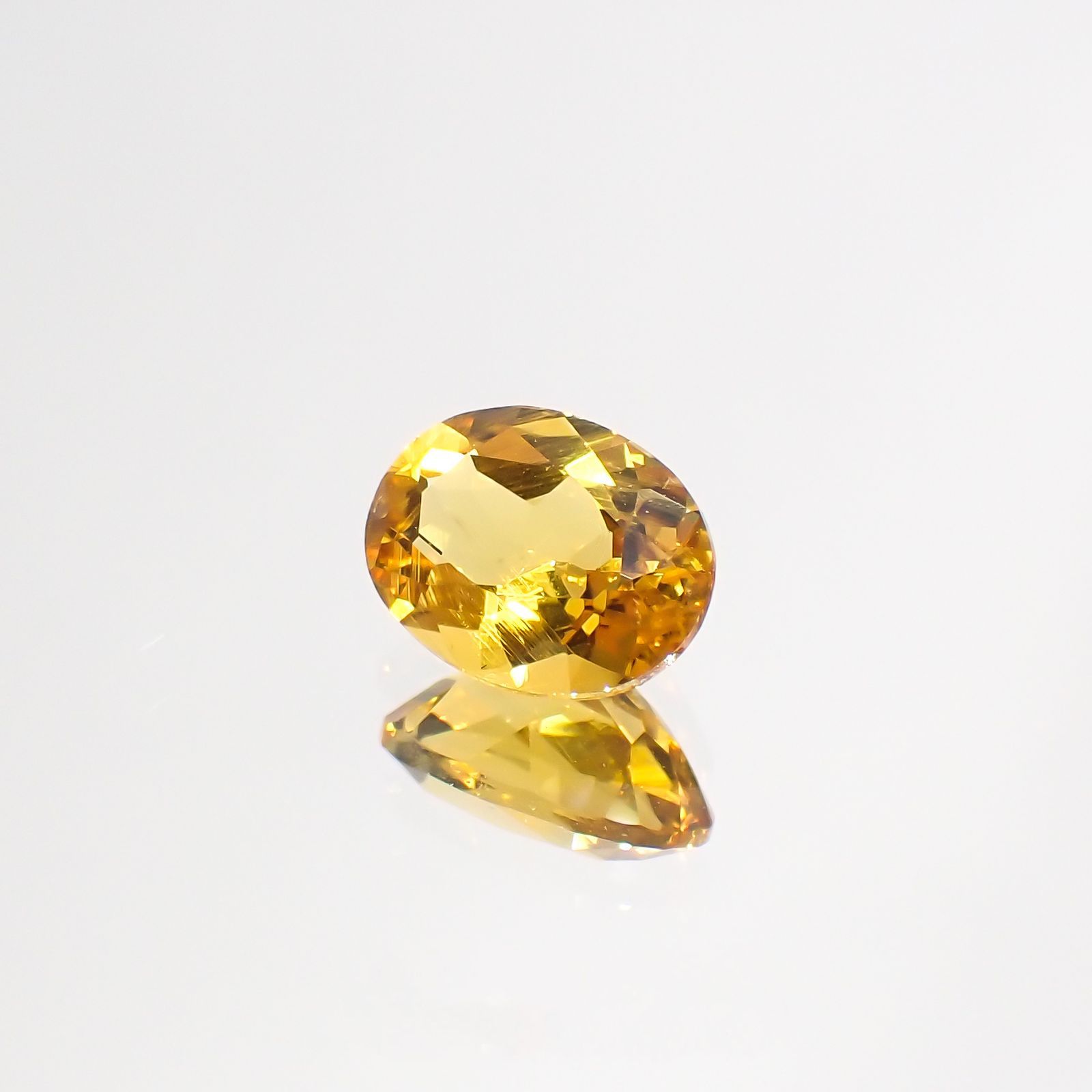 ゴールデンベリル(宝石名ゴールデン・ベリル)ブラジル産 1.17ct 識別済[220115424]8.1x6mm前後