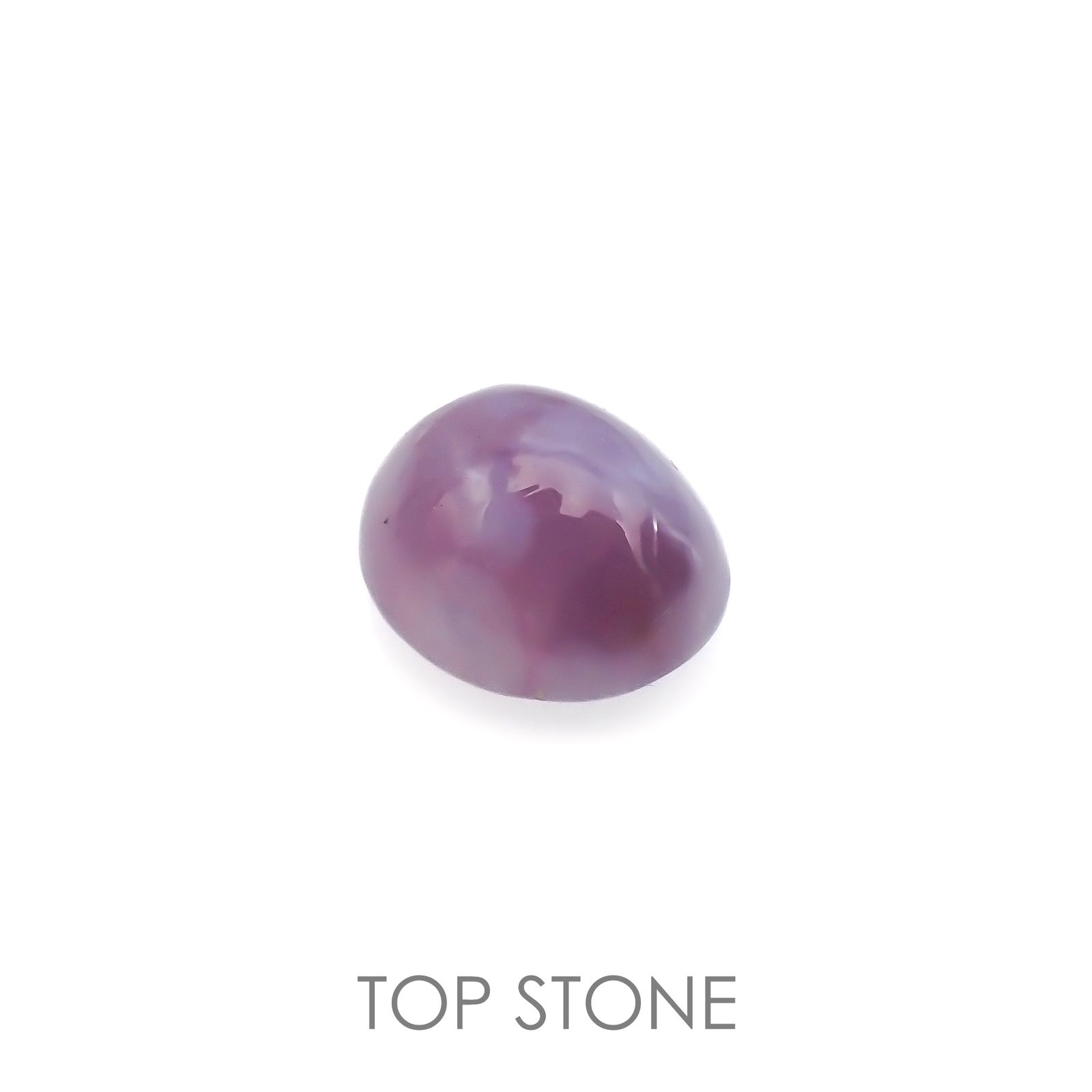パープルカルセドニー インドネシア産 19.68ct[220917732]18.6x15.4mm前後