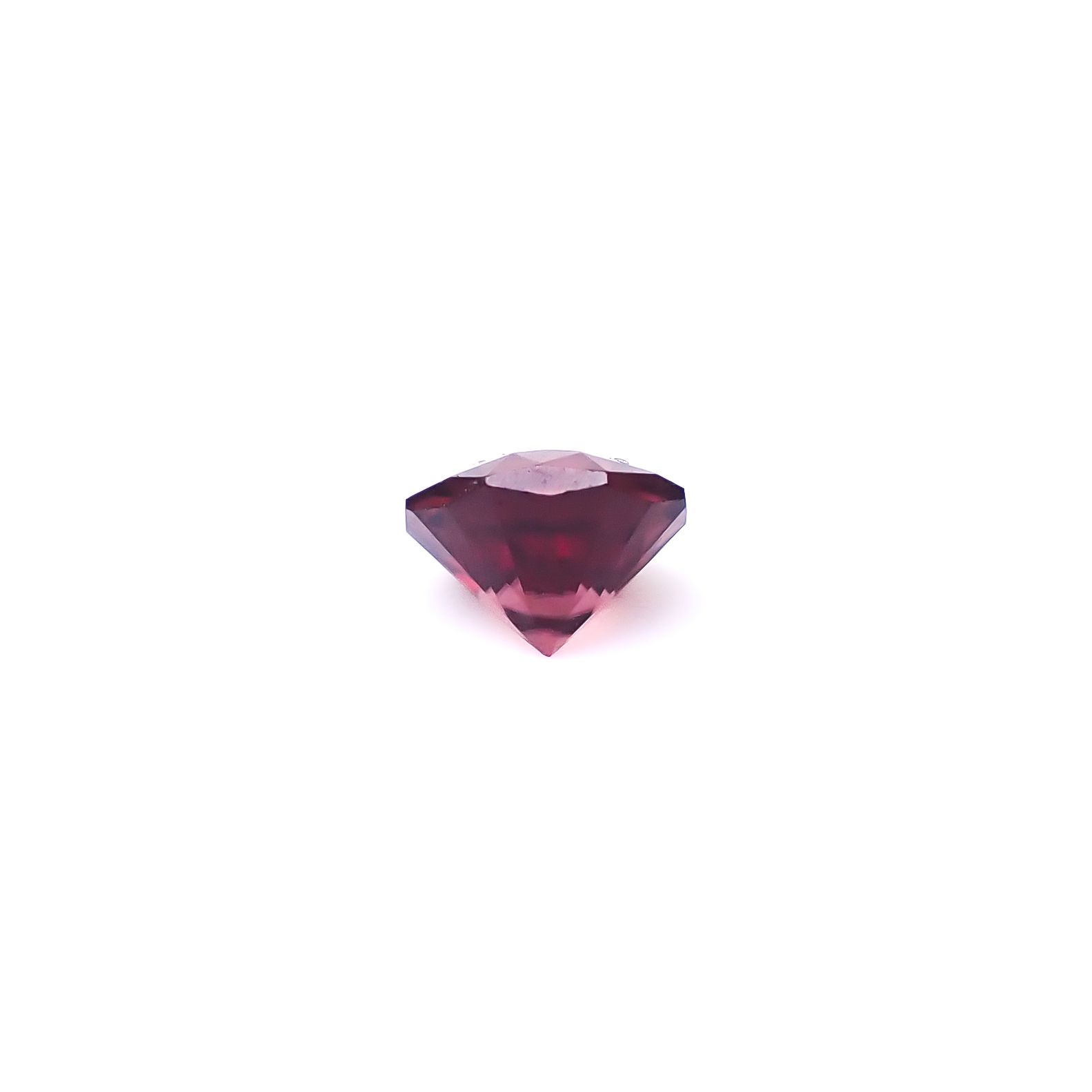 ◇オクタゴンカット◇レッドジルコン(宝石名ジルコン)スリランカ/カンボジア産 識別済 0.75ct / 5x4.9mm前後 [260732554]