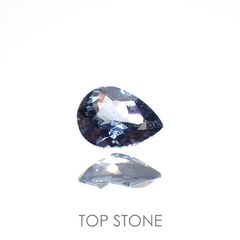 カラーチェンジガーネット アレキタイプ(宝石名ガーネット)マダガスカル・ベキリー産 0.17ct 識別済[220616432]4.2x3.1mm前後