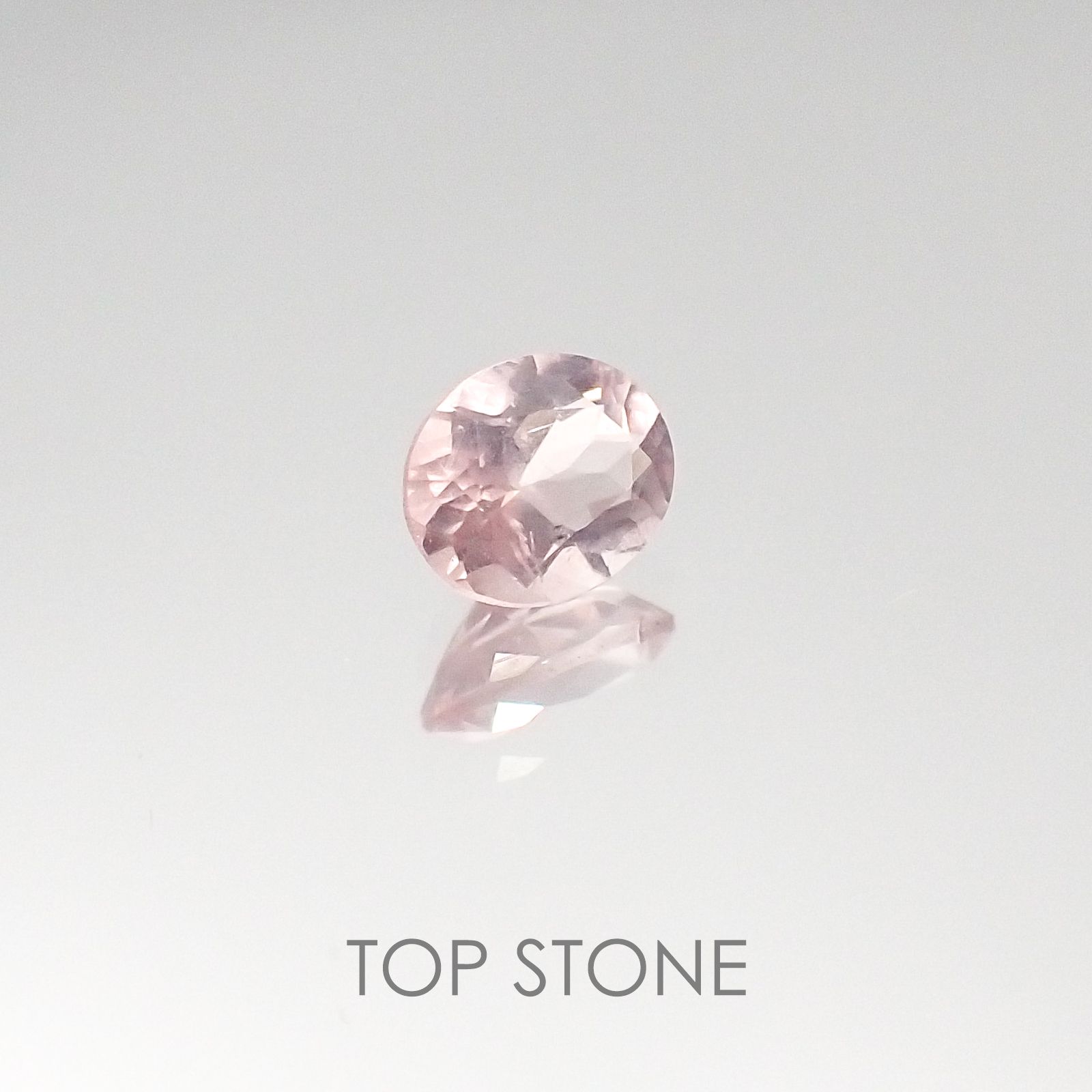 ディープローズクォーツ モザンビーク産 ルース 0.24ct[20095391]4.7×3.8mm前後