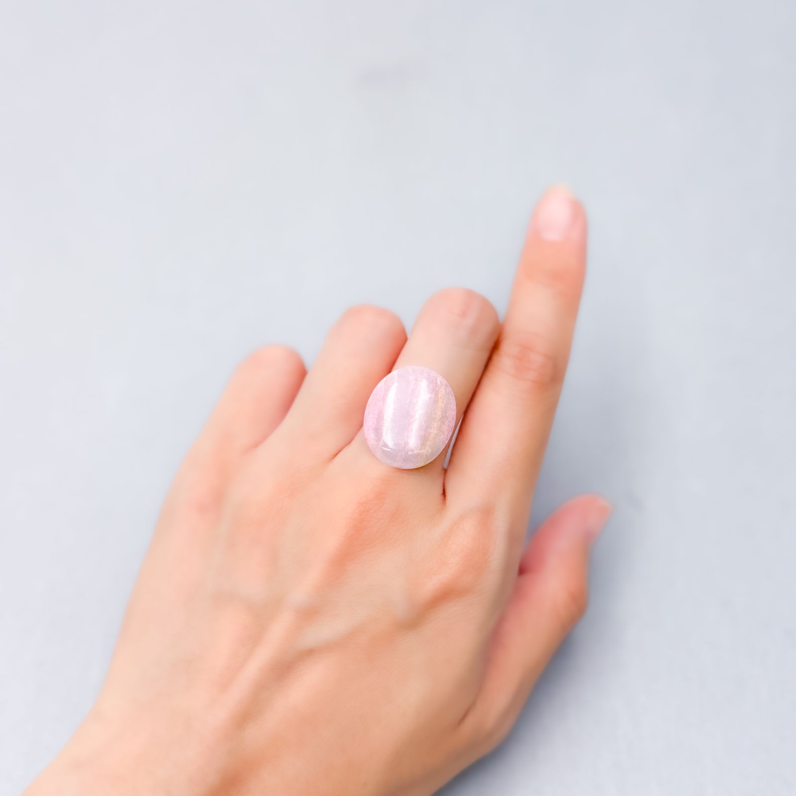 ピンクパッションクォーツ イタリア産 9.20ct [250730629]20.7x17.5mm前後