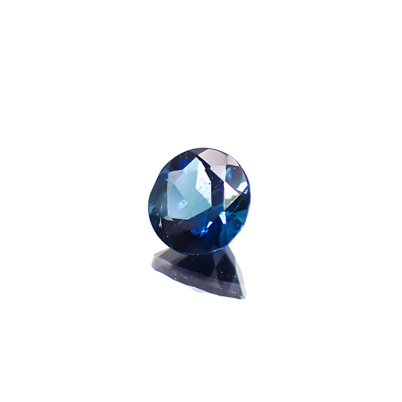 インディゴライト ブラジル産 0.68ct[240928945]5.8x5.7mm前後