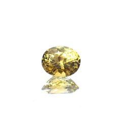 イエローサファイア スリランカ/マダガスカル産 0.34ct / 4.5x3.6mm前後 [250931136]