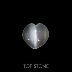 ムーンストーンキャッツアイ(宝石名ムーンストーン・キャッツアイ) インド産 3.32ct 識別済[210912733]9.5×9.8mm前後
