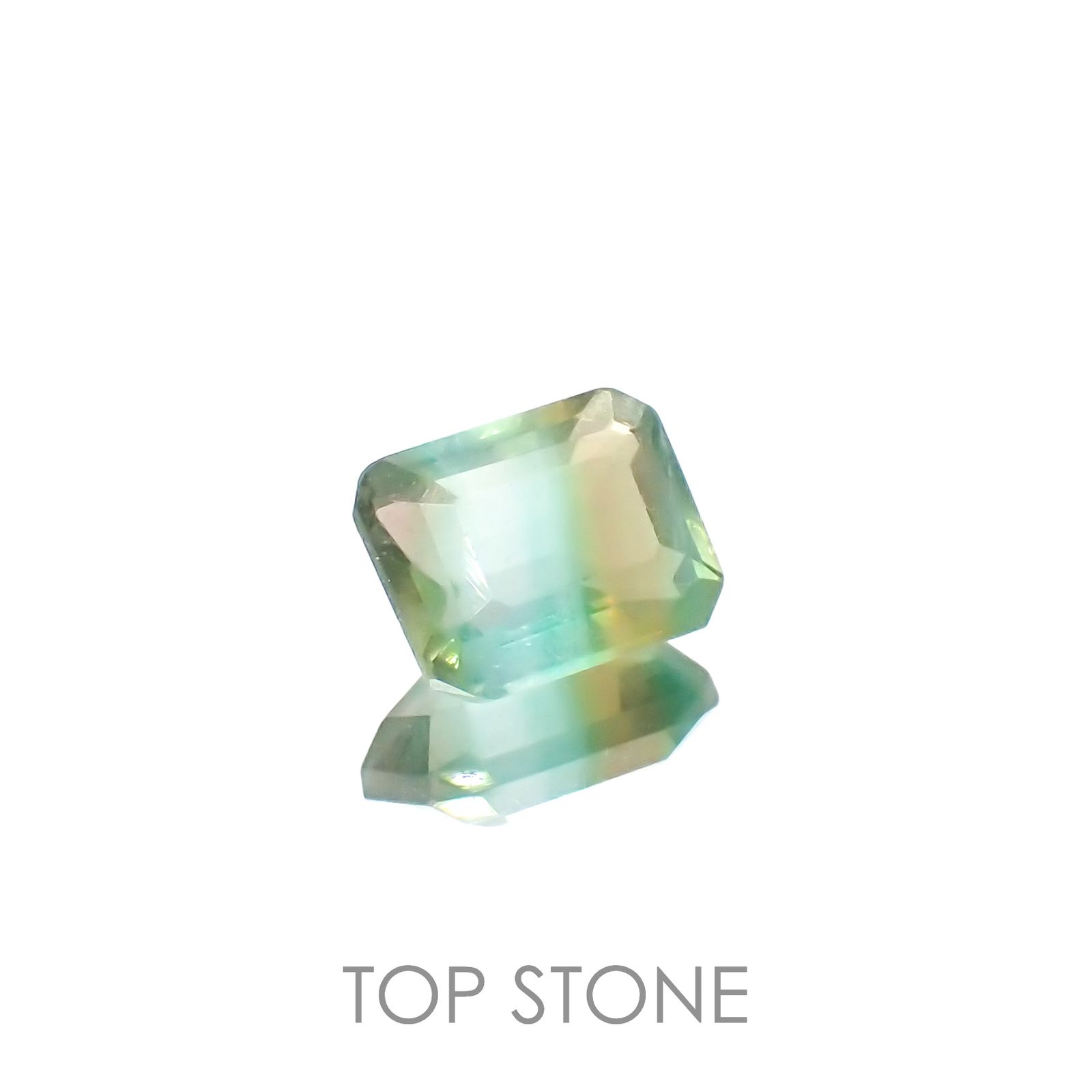 バイカラーフローライト ブラジル産 2.86ct[230119745]8.9x7mm前後