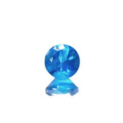 ネオンブルーアパタイト マダガスカル産 0.55ct[231224996]4.9x4.8mm前後