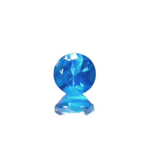 ネオンブルーアパタイト マダガスカル産 0.55ct[231224996]4.9x4.8mm前後
