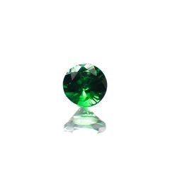 ツァボライト(宝石名グリーン グロッシュラー・ガーネット)タンザニア産 0.11ct 識別済[240226088]2.9x2.9mm前後