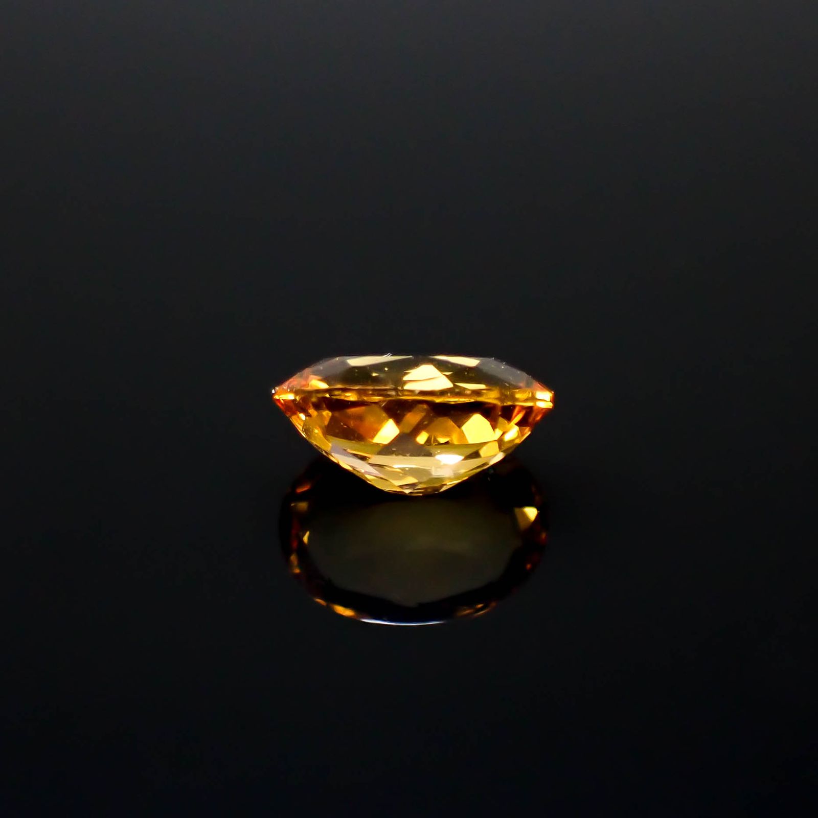 ゴールデンベリル(宝石名ゴールデン・ベリル)ブラジル産 1.15ct 識別済[250330164]8.1x6.2mm前後