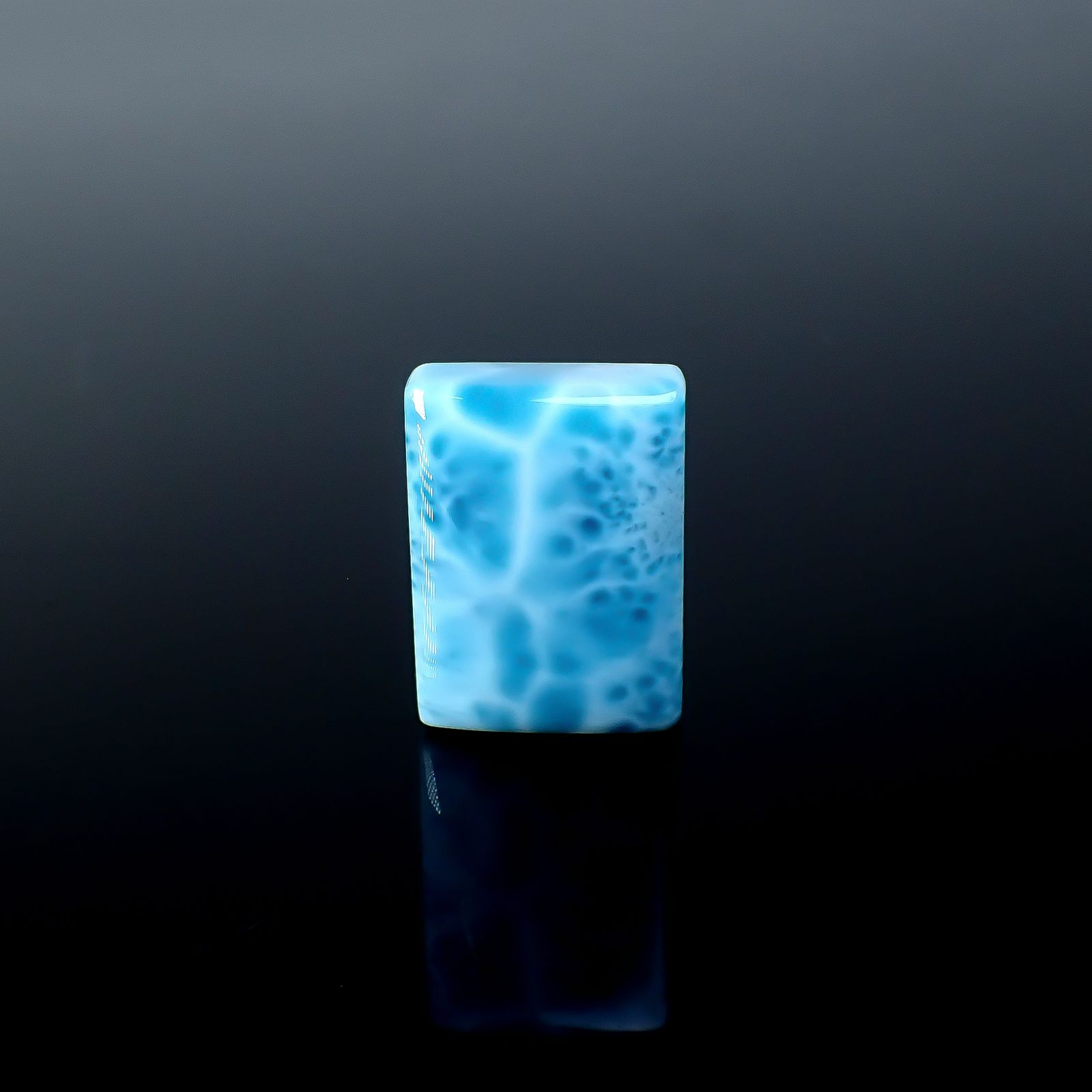 ラリマー ドミニカ共和国産 44.24ct / 25.4x18.5mm前後 [250630547]